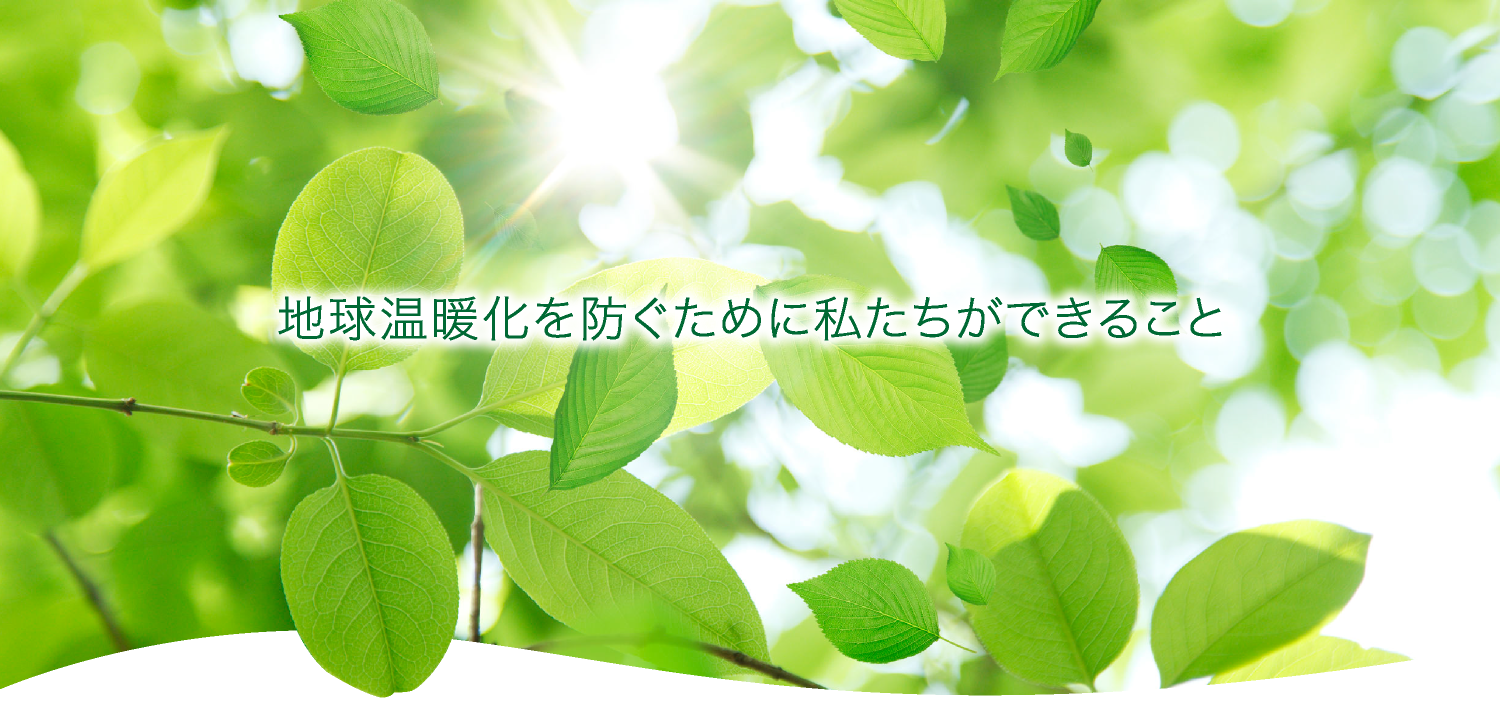 地球温暖化を防ぐために私たちができること